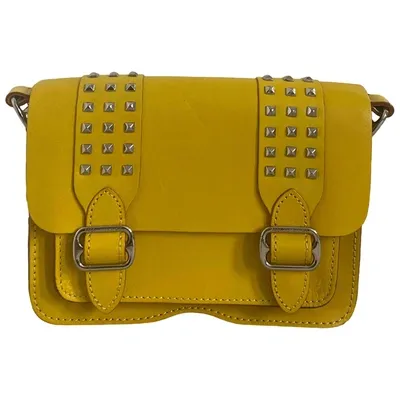 Pre-owned Rebecca Minkoff Leather Crossbody Bag In Yellow