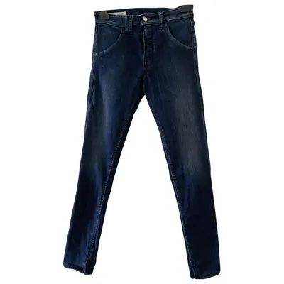 Pre-owned Cycle Slim Jeans In Blue