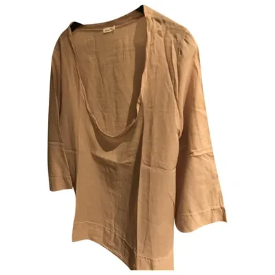 Pre-owned American Vintage Beige Cotton Top