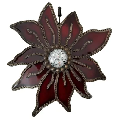 Pre-owned Just Cavalli Pin & Brooche In Burgundy