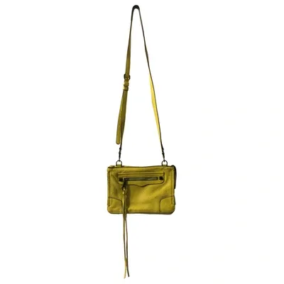 Pre-owned Rebecca Minkoff Leather Crossbody Bag In Yellow