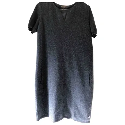 Pre-owned Loro Piana Cashmere Maxi Dress In Grey