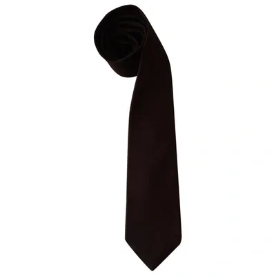 Pre-owned Barba Silk Tie In Brown