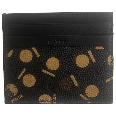 Pre-owned Bally Leather Small Bag In Black