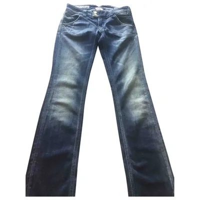 Pre-owned Cycle Straight Jeans In Blue