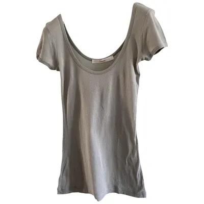 Pre-owned Jucca Beige Cotton Top