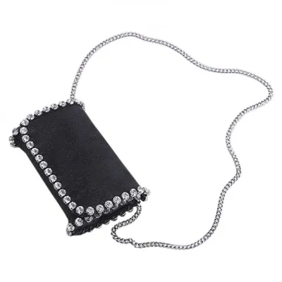 Pre-owned Stella Mccartney Falabella Clutch Bag In Black