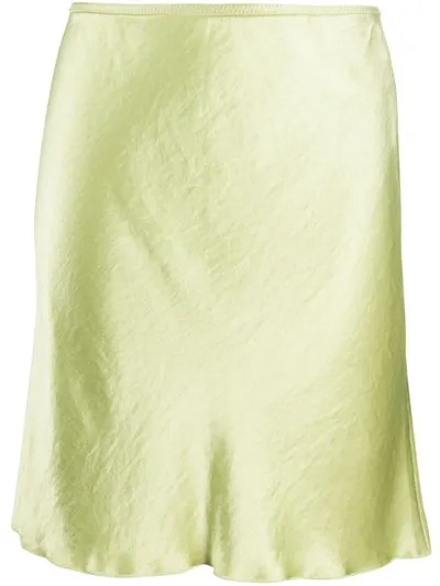 Nanushka Gem A-line Mini Skirt In Green