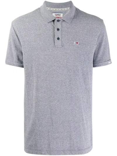 Tommy Hilfiger Embroidered Logo Polo T-shirt In Blue