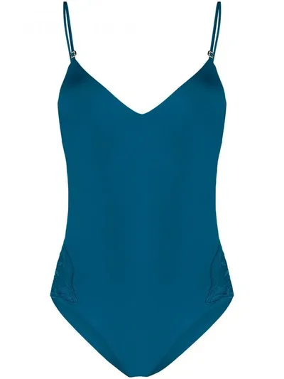 La Perla Anemone Underwired Swimsuit In Blue