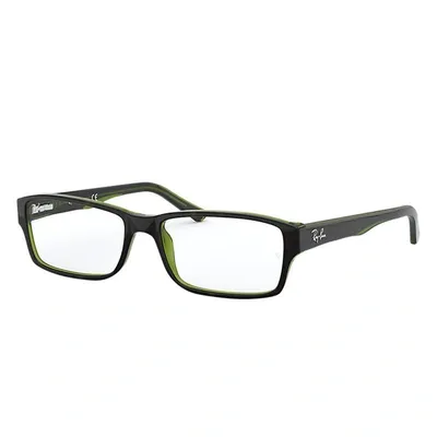 Ray Ban Rb5169 Eyeglasses Tortoise Frame Clear Lenses 54-16 In Havana On Green Transparent