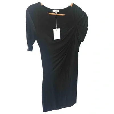 Pre-owned Clu Mini Dress In Black