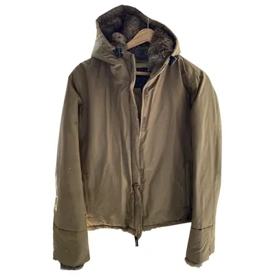 Pre-owned Woolrich Jacket In Beige