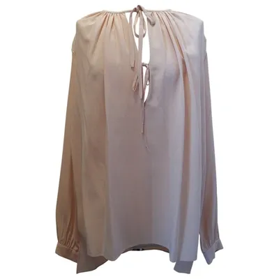 Pre-owned Joseph Silk Blouse In Pink