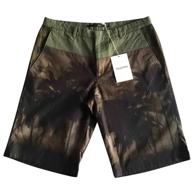 Pre-owned Valentino Multicolour Cotton Shorts