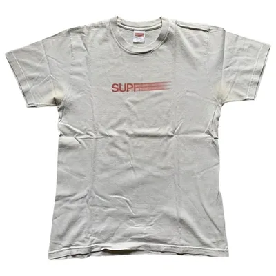 Pre-owned Supreme White Cotton T-shirt