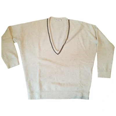 Pre-owned Brunello Cucinelli Cashmere Jumper In Beige