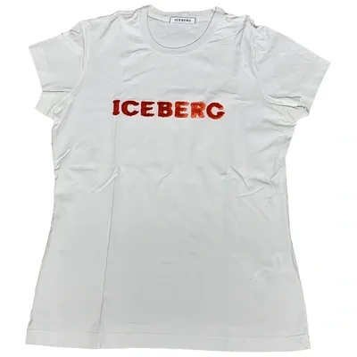 Pre-owned Iceberg White Cotton Top