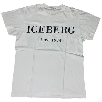 Pre-owned Iceberg White Cotton Top