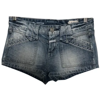 Pre-owned Closed Blue Denim - Jeans Shorts