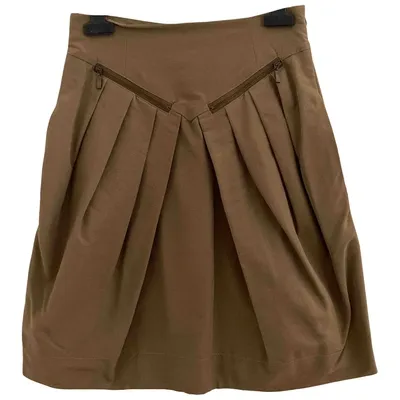 Pre-owned See By Chloé Skirt In Beige