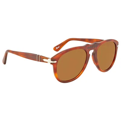 Persol Po0649 Light Havana Male Sunglasses In Brown