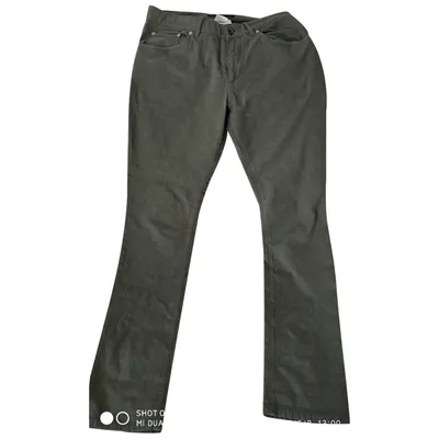 Pre-owned Etro Trousers In Green