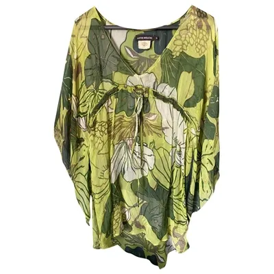 Pre-owned Antik Batik Silk Blouse In Multicolour