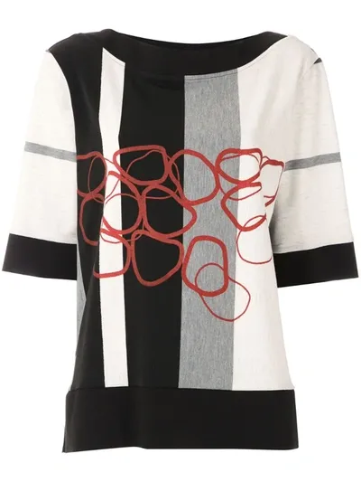 Alcaçuz Wide Stripes Blouse In Multicolour