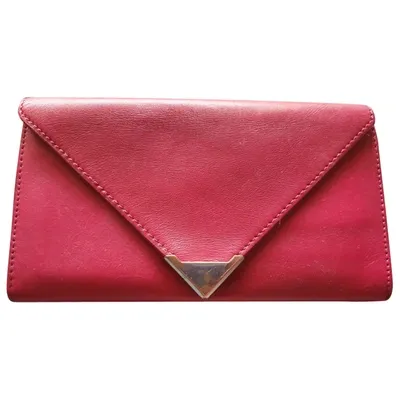 Pre-owned Alexander Wang Leather Wallet In Pink