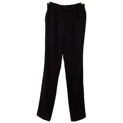 Pre-owned Gerard Darel Trousers In Black