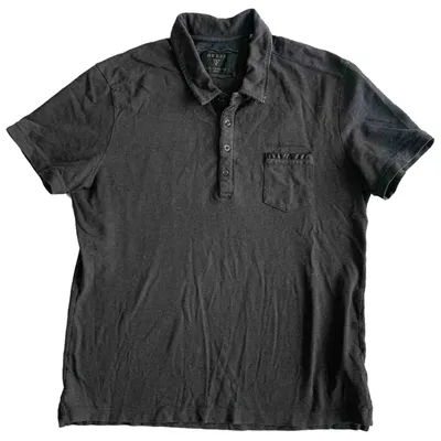 Pre-owned Guess Polo Shirt In Grey