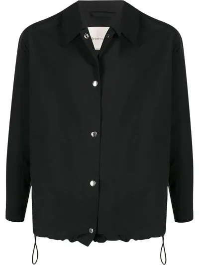 Mackintosh High Density Collared Jacket In Black