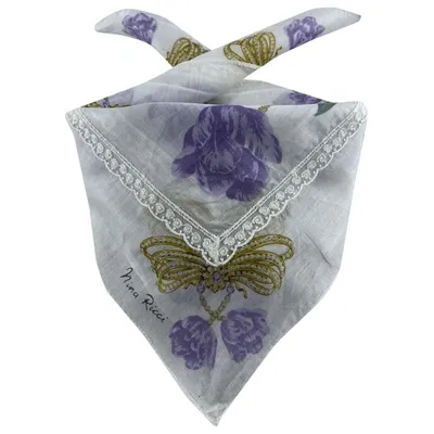 Pre-owned Nina Ricci Neckerchief In White