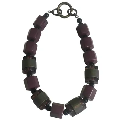 Pre-owned Emporio Armani Necklace In Multicolour