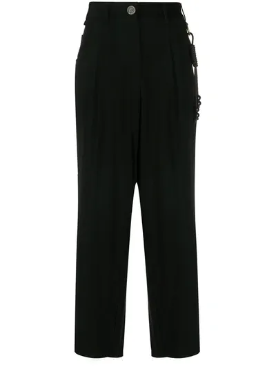 Song For The Mute High-waist Trousers In Black