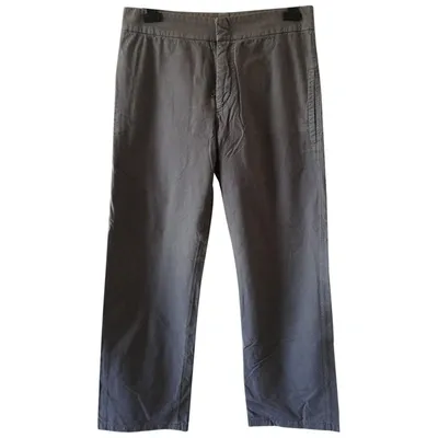 Pre-owned Costume National Trousers In Grey