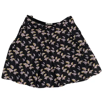 Pre-owned Miu Miu Mini Skirt In Other