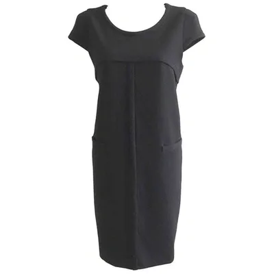 Pre-owned Emporio Armani Mini Dress In Black