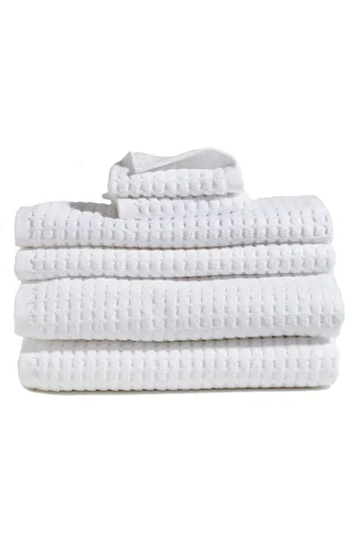 Dkny Quick Dry 6-piece Bath Towel, Hand Towel & Washcloth Set In White