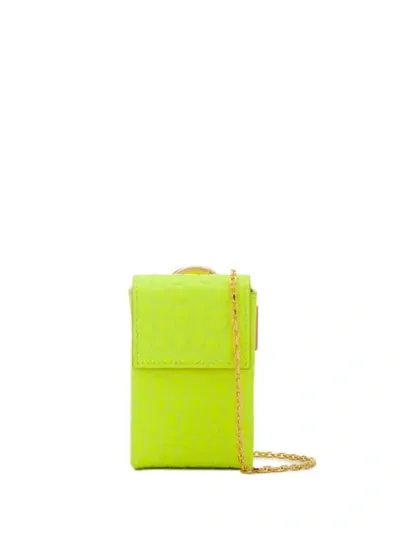 Tubici Parigi Chain Strap Wallet In Yellow