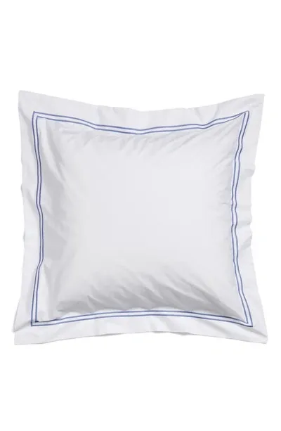 Sferra Grande Hotel Euro Sham In White/cornflower