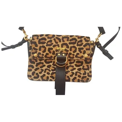 Pre-owned Moschino Pony-style Calfskin Handbag