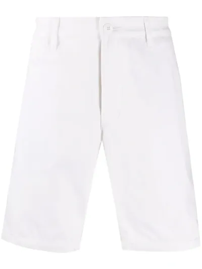 Noon Goons Mid-rise Chino Shorts In White