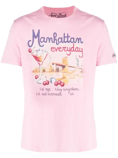 Mc2 Saint Barth Skylar T-shirt Manhattan Drink - Pink