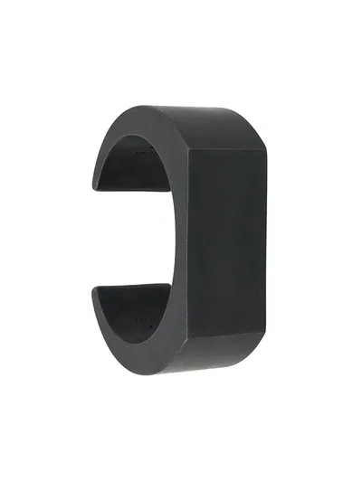 Parts Of Four Crescent Plane 30mm Bracelet In Black Sterling