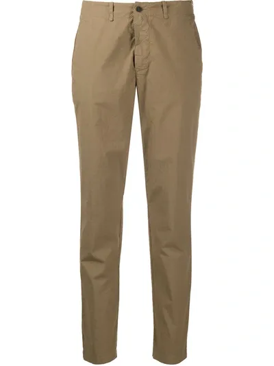 Transit Slim-fit Chino Trousers In Green