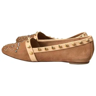 Pre-owned Roberto Festa Flats In Brown