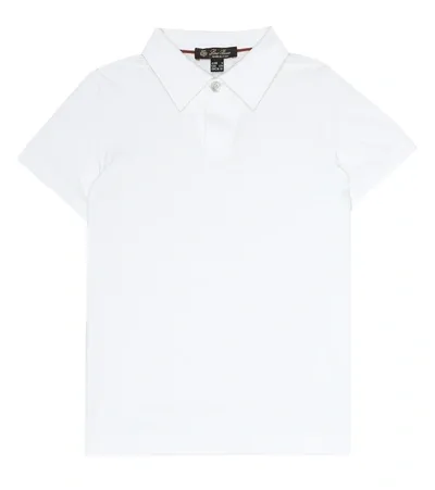 Loro Piana Coastline Linen-jersey Polo Shirt In White