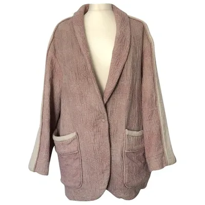 Pre-owned Iro Coat In Pink